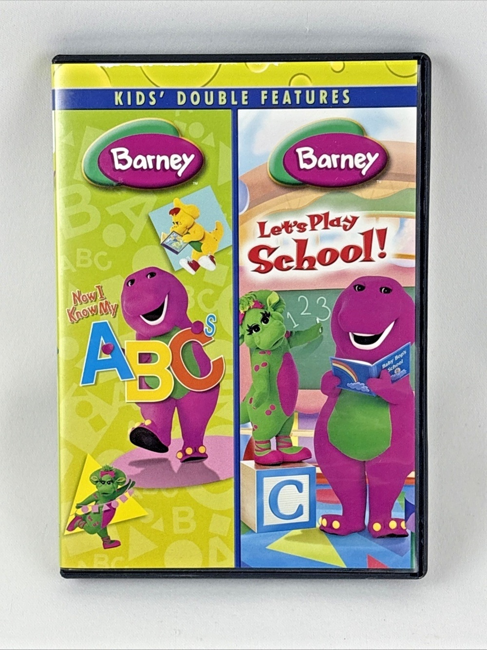 Barney Kids' Double Features: Now I know My ABC's & Let's Play School DVD 2004